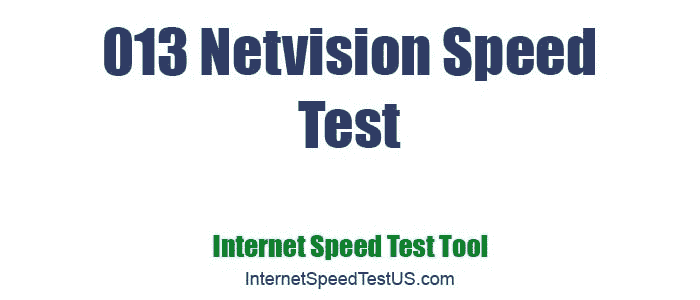 013 Netvision Speed Test