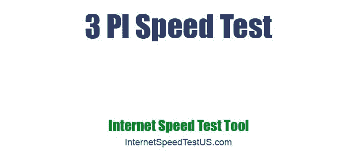 3 Pl Speed Test