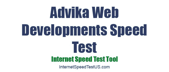 Advika Web Developments Speed Test