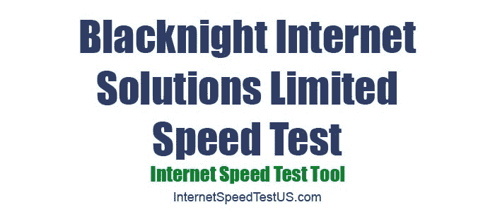 Blacknight Internet Solutions Limited Speed Test
