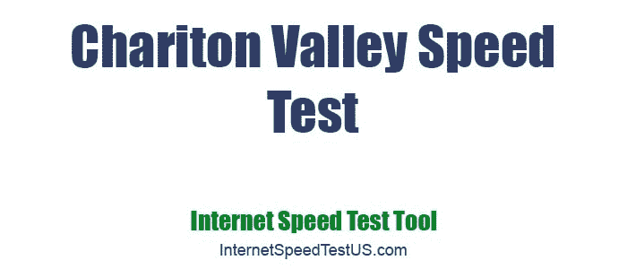 Chariton Valley Speed Test