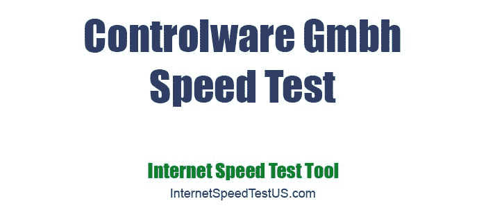 Controlware Gmbh Speed Test