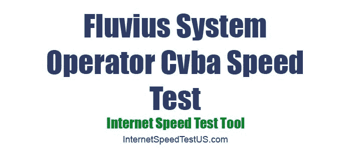 Fluvius System Operator Cvba Speed Test