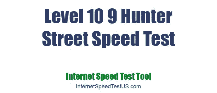 Level 10 9 Hunter Street Speed Test