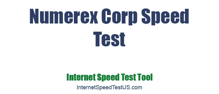 Numerex Corp Speed Test