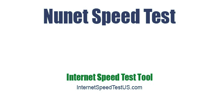 Nunet Speed Test
