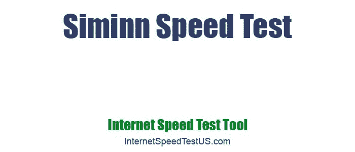 Siminn Speed Test