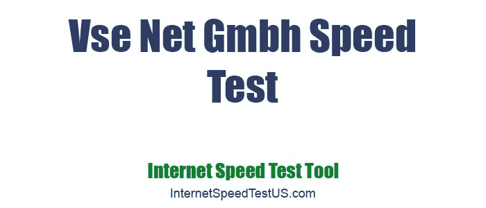 Vse Net Gmbh Speed Test
